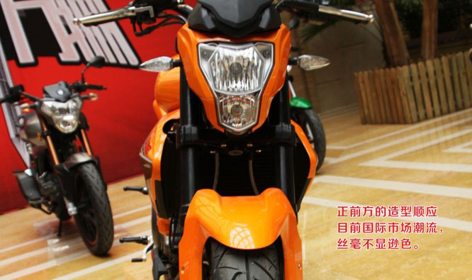 貝納利Benelli 藍寶龍BJ300GS摩托車細節(jié)圖