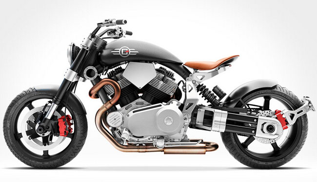 美國(guó)摩托車品牌Co<em></em>nfederate X132 Hellcat Speedster