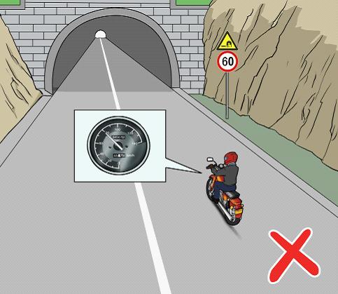 摩托車隧道行駛注意事項