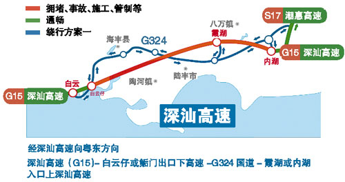 2015年春運廣東省道路交通安全出行指引