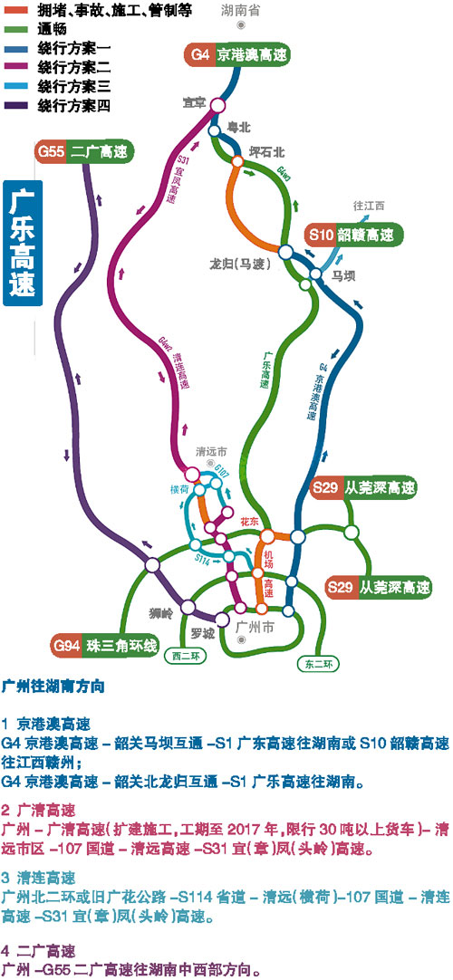 2015年春運廣東省道路交通安全出行指引