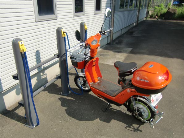 日本新型柱式摩托車/自行車收費樁